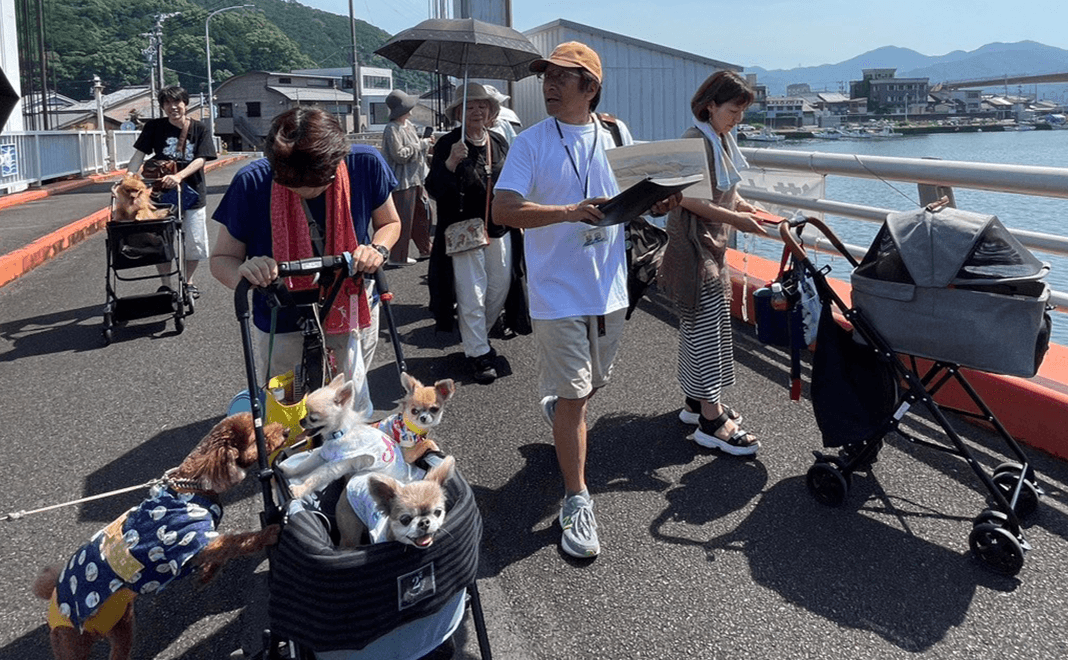 愛犬とまち歩き